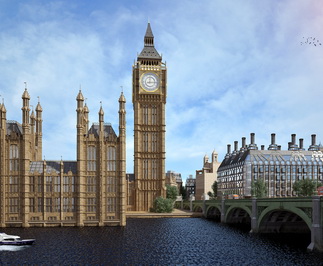 3Д моделирование и визуализация Вестминстерского дворца